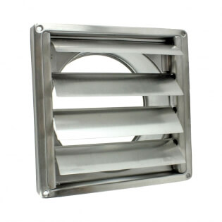 EV-DS Wall vent, Gravity louvred vent, stainless steel air vent supplier