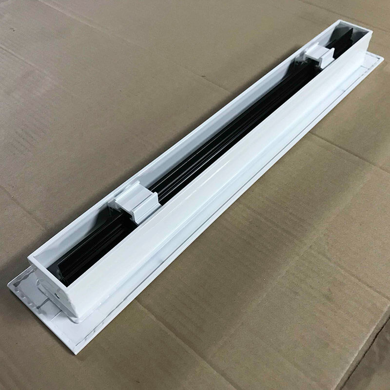 LS-A Linear slot diffuser (25mm Slot), aluminum supply slot air diffuser,  adjustable air diffuser