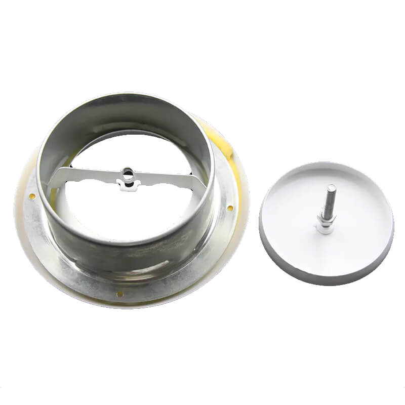 DV-R Return disc air valve, round fresh air valve,  metal air vent valve