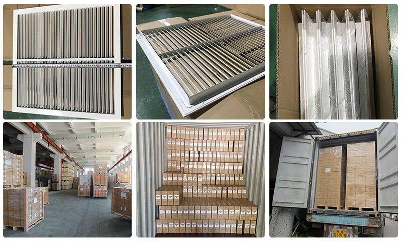 return air grille packing