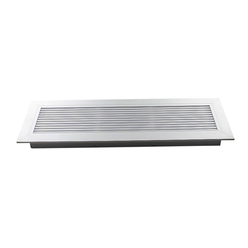 FG-A2 Aluminum Floor Grille, floor grille with frame, linear bar floor grille with anodized surface finished