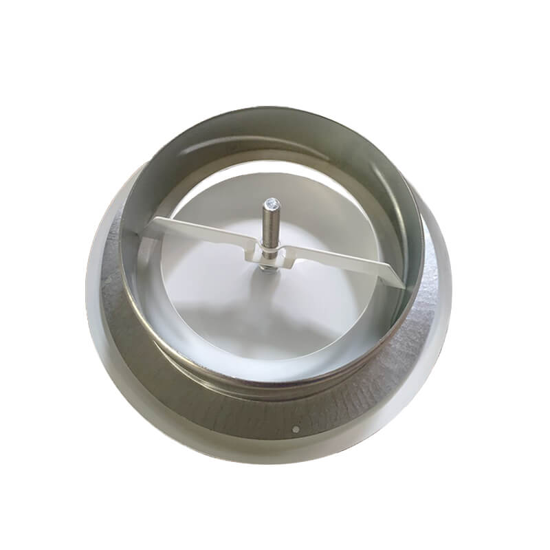 DV-S Supply disc air valve, galvanized steel air release valve, adjustable air valve