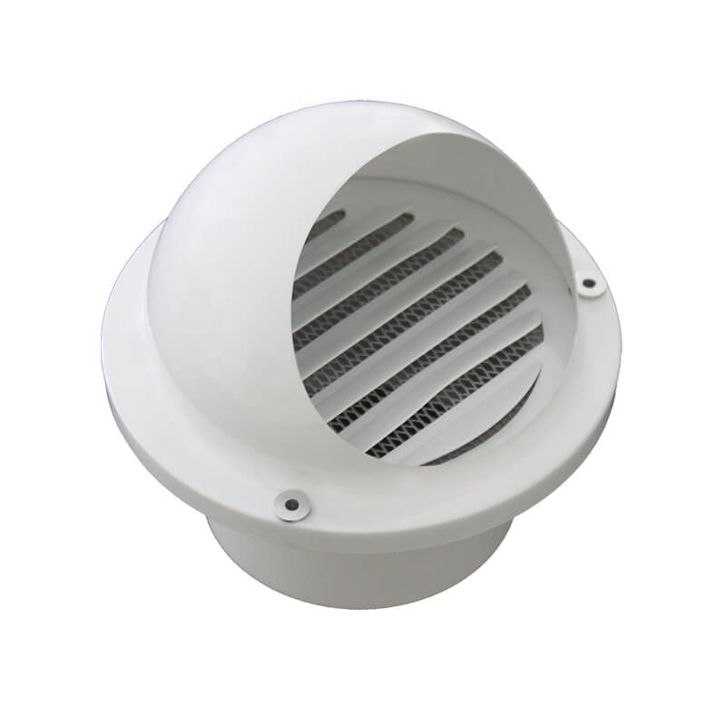 EV-AN waterproof aluminum air vent cap, air vent cap with mesh, air vent cap with louver